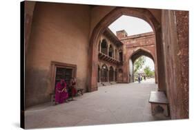 Gateway to the Taj Mahal-Roberto Moiola-Stretched Canvas