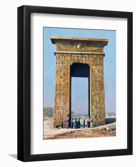 Gateway to the Temple Complex of Karnak, Luxor, Egypt, 20th Century-null-Framed Giclee Print