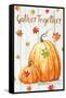 Gather Together Pumpkin-Patricia Pinto-Framed Stretched Canvas