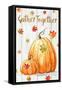 Gather Together Pumpkin-Patricia Pinto-Framed Stretched Canvas