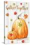 Gather Together Pumpkin-Patricia Pinto-Stretched Canvas