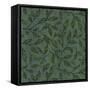 Gather Us Leafy Pattern-Yachal Design-Framed Stretched Canvas