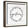 Gather Wreath-Kimberly Allen-Framed Art Print