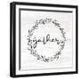 Gather Wreath-Kimberly Allen-Framed Art Print