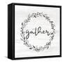 Gather Wreath-Kimberly Allen-Framed Stretched Canvas