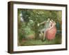 Gather Ye Rosebuds While Ye May, 1905-Theodore Blake Wirgman-Framed Giclee Print