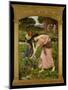 'Gather Ye Rosebuds While Ye May', 1909-John William Waterhouse-Mounted Premium Giclee Print