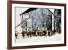 Gathered Outside on a Winter's Day-Micheal Zarowsky-Framed Giclee Print