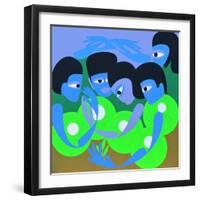 Gathering 1, 1980-Ron Waddams-Framed Giclee Print