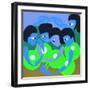 Gathering 1, 1980-Ron Waddams-Framed Giclee Print