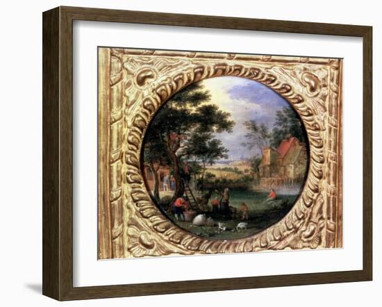 Gathering Apples, 1630S-Jan Brueghel the Younger-Framed Giclee Print