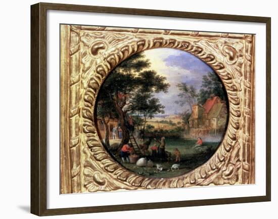 Gathering Apples, 1630S-Jan Brueghel the Younger-Framed Giclee Print