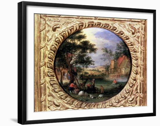 Gathering Apples, 1630S-Jan Brueghel the Younger-Framed Giclee Print