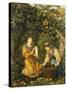 Gathering Apples-Thomas Matthews Rooke-Stretched Canvas