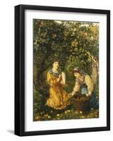 Gathering Apples-Thomas Matthews Rooke-Framed Giclee Print