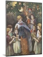 Gathering Around the Christmas Tree-null-Mounted Giclee Print