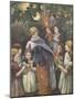 Gathering Around the Christmas Tree-null-Mounted Giclee Print