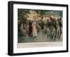 Gathering at the Tivoli Garden in Cairo-Felicien Baron De Myrbach-rheinfeld-Framed Giclee Print