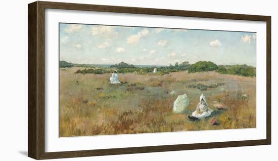 Gathering Autumn Flowers, 1894-1895-William Merritt Chase-Framed Giclee Print