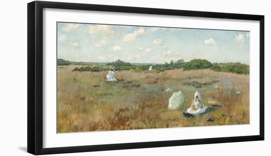 Gathering Autumn Flowers, 1894-1895-William Merritt Chase-Framed Giclee Print