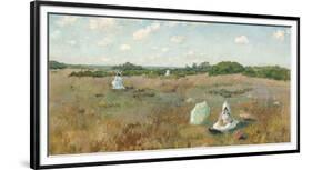 Gathering Autumn Flowers, 1894-1895-William Merritt Chase-Framed Giclee Print