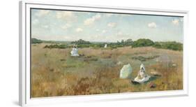 Gathering Autumn Flowers, 1894-1895-William Merritt Chase-Framed Giclee Print