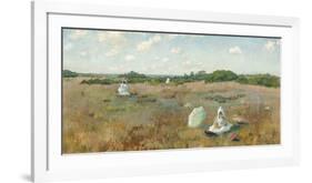 Gathering Autumn Flowers, 1894-1895-William Merritt Chase-Framed Giclee Print