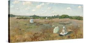 Gathering Autumn Flowers, 1894-1895-William Merritt Chase-Stretched Canvas