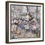 Gathering Bluebells, 1909-Edward Atkinson Hornel-Framed Giclee Print