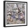 Gathering Bluebells, 1909-Edward Atkinson Hornel-Framed Giclee Print