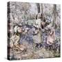 Gathering Bluebells, 1909-Edward Atkinson Hornel-Stretched Canvas