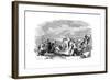 Gathering Cotton in a Cotton Plantation, C1895-null-Framed Giclee Print