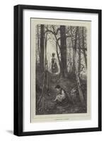 Gathering Cowslips-null-Framed Giclee Print