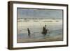 Gathering Driftwood, Holland, 1877-William Lionel Wyllie-Framed Giclee Print