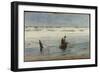 Gathering Driftwood, Holland, 1877-William Lionel Wyllie-Framed Giclee Print