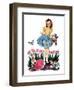 Gathering Eggs - Child Life-Keith Ward-Framed Premium Giclee Print