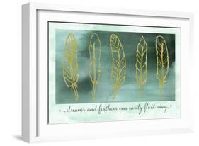 Gathering Feathers Two-Tina Lavoie-Framed Giclee Print