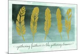 Gathering Feathers-Tina Lavoie-Mounted Giclee Print