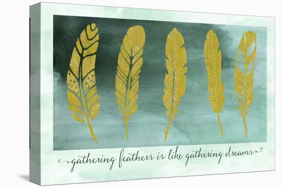 Gathering Feathers-Tina Lavoie-Stretched Canvas