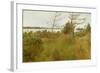 Gathering Firewood by the Shore of a Lake-Alexander Mann-Framed Giclee Print