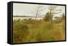 Gathering Firewood by the Shore of a Lake-Alexander Mann-Framed Stretched Canvas