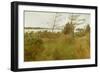 Gathering Firewood by the Shore of a Lake-Alexander Mann-Framed Giclee Print