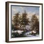 Gathering Firewood-Frederik Marianus Kruseman-Framed Giclee Print