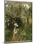 Gathering Flowers at Twilight-John Singer Sargent-Mounted Giclee Print