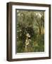 Gathering Flowers at Twilight-John Singer Sargent-Framed Giclee Print