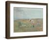 Gathering Flowers, Shinnecock, Long Island, C.1897 (Oil on Canvas)-William Merritt Chase-Framed Giclee Print