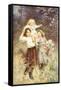 Gathering Flowers-Frederick Morgan-Framed Stretched Canvas