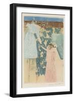 Gathering Fruit, Circa 1893-Mary Cassatt-Framed Giclee Print