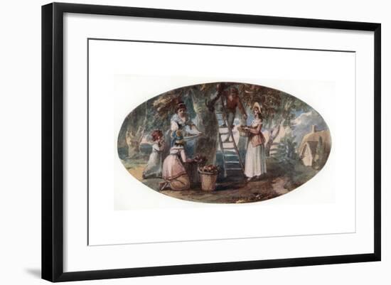 Gathering Fruit, Late 18th Century-William Hamilton-Framed Giclee Print