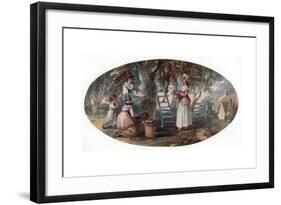 Gathering Fruit, Late 18th Century-William Hamilton-Framed Giclee Print